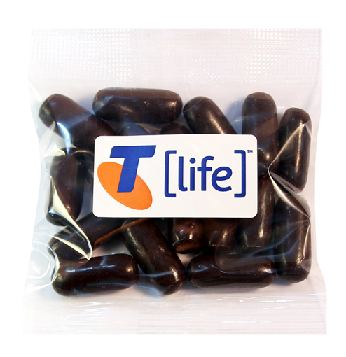 Picture of Bullets - Dark Choc Licorice  50g