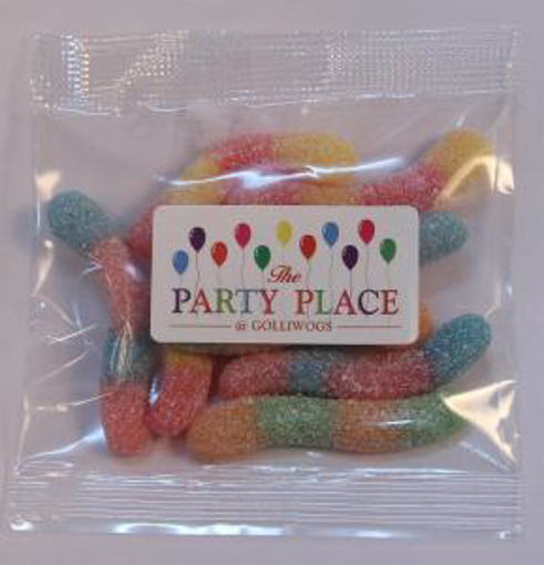 Picture of Gummy Sour Worms 30g