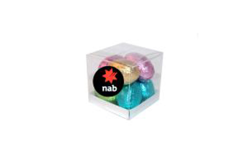 Picture of MINI SOLID EASTER EGGS IN SMALL cube 90g