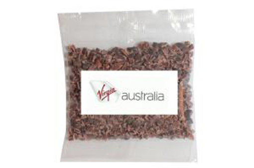 Picture of Organic Raw Cacao Nibs in 30g Bag