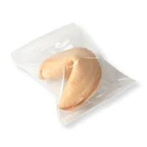 Picture of Individually Wrapped Fortune Cookies with customised with generic messages unbranded