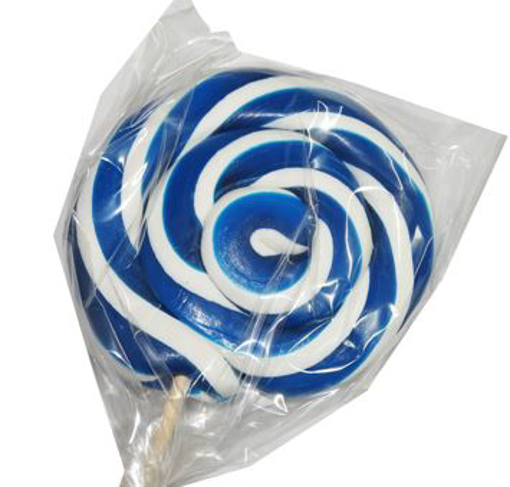 Picture of Large Blue & White Lollipops 80mm dia