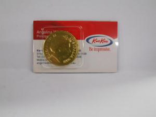 Picture of Gold Choc Coin Unbranded in Biz Card Slider