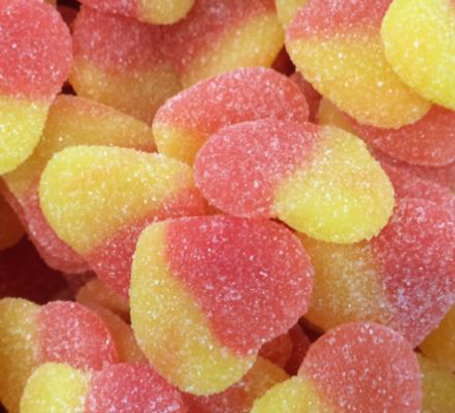 Picture of Sour Peach Hearts 100g Bag