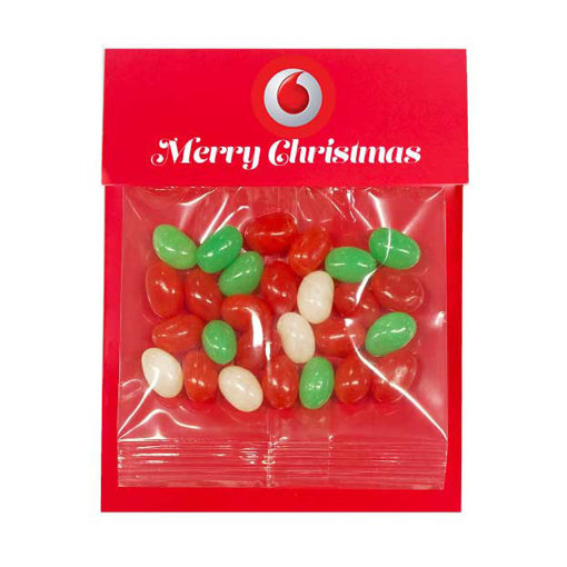 Picture of Billboard Candy Card 30g  Christmas beans