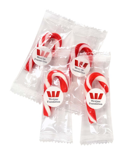 Picture of CANDY CANE WITH full colour sticker