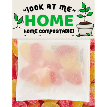 Show details for ECO Sour Peach Hearts  30g BILLBOARD CARD Picture of ECO Sour Peach Hearts  30g BILLBOARD CARD