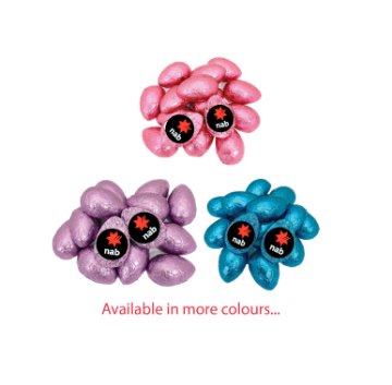 Picture of Chocolate Half Egg with Label